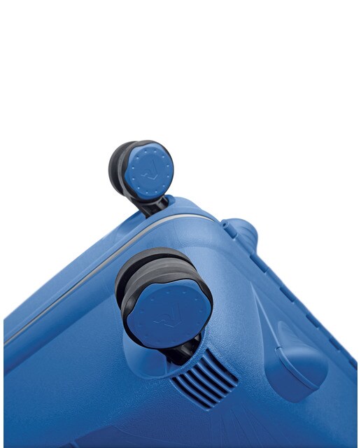 Maleta mediana LIGHT, rígida azul, con capacidad 80 L