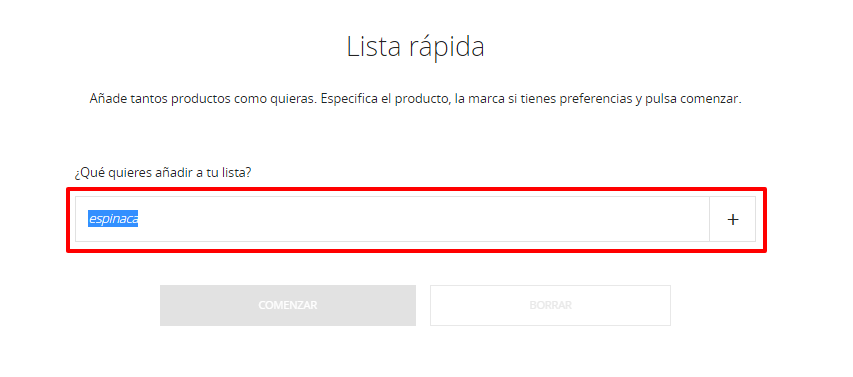 Lista rapida Lista rapida