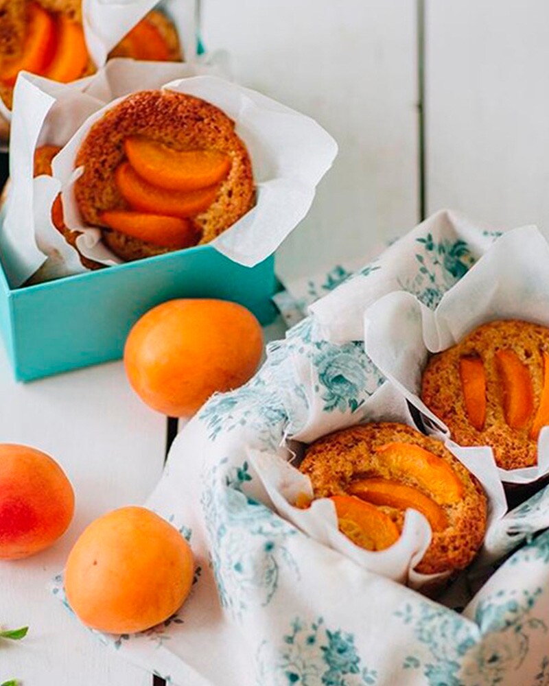 Bolinhos de Iogurte e Alperce Bolinhos de Iogurte e Alperce