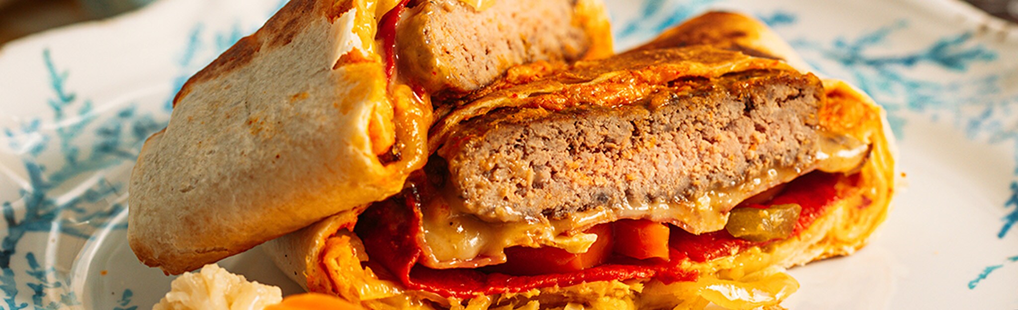 Cheeseburger num Wrap Cheeseburger num Wrap