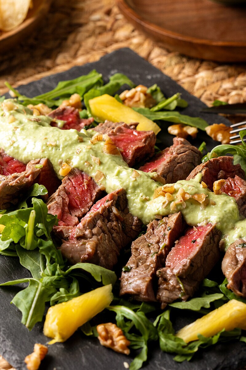 Carne Marinada com Molho Verde Carne Marinada com Molho Verde