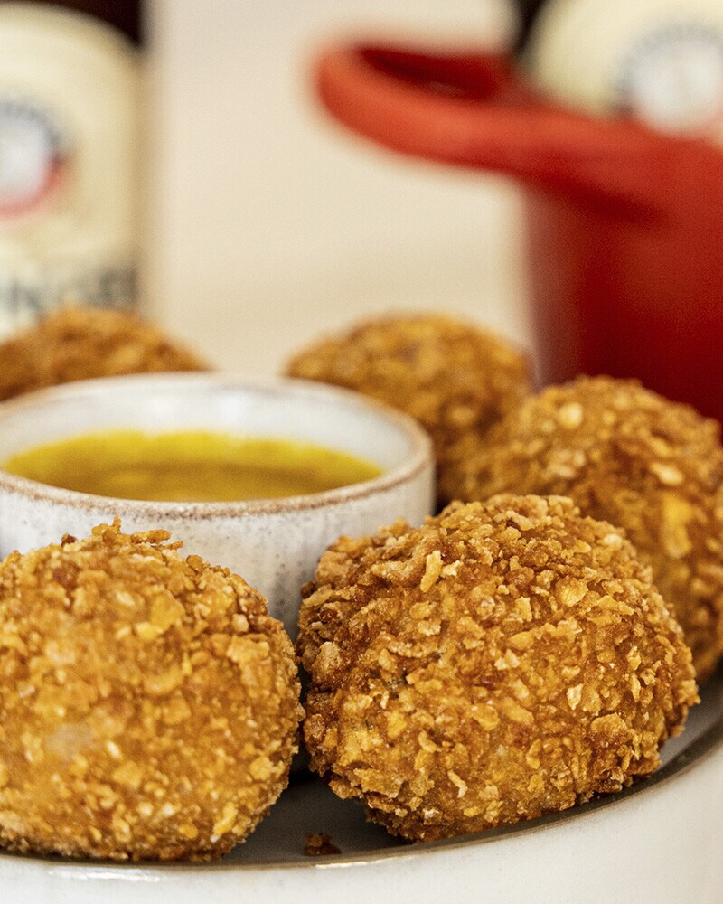 Croquetes de alheira Croquetes de alheira