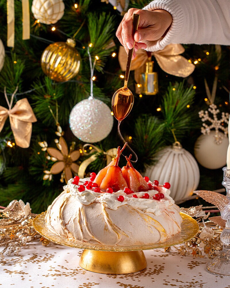 Pavlova de Pera com Vinho do Porto Pavlova de Pera com Vinho do Porto