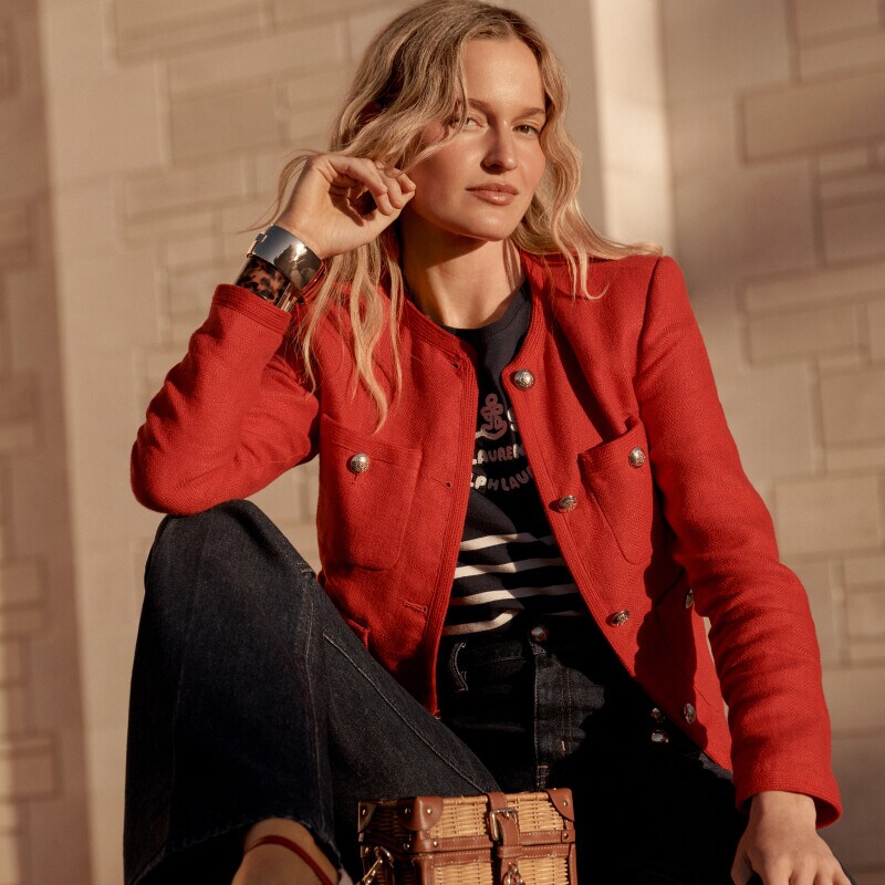 Conheça os Blazers e Casacos em Moda Mulher da marca Lauren Ralph Lauren na loja online do El Corte Inglés Conheça os Blazers e Casacos em Moda Mulher da marca Lauren Ralph Lauren na loja online do El Corte Inglés