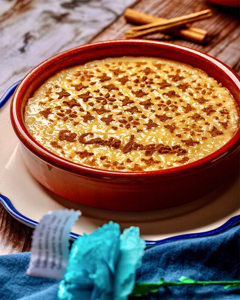 Arroz Doce Cremoso de Laranja Estilo Amares Arroz Doce Cremoso de Laranja Estilo Amares