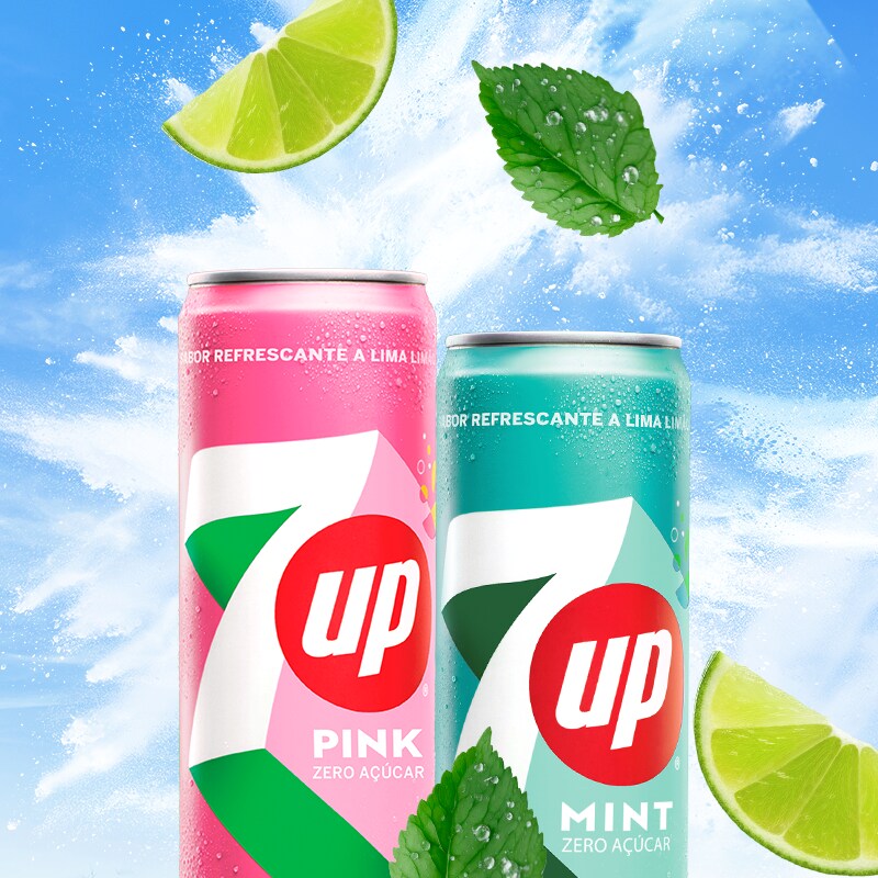 PUB 7 UP - Mergulhe no Pink. Refresque com Mint PUB 7 UP - Mergulhe no Pink. Refresque com Mint