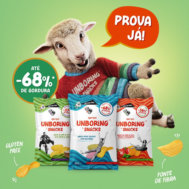 PUB Unboring Snacks - A vida é demasiado épica para ser Boring PUB Unboring Snacks - A vida é demasiado épica para ser Boring