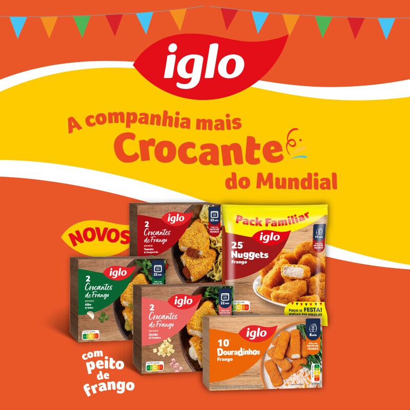 PUB Iglo - A companhia mais crocante do Mundial PUB Iglo - A companhia mais crocante do Mundial