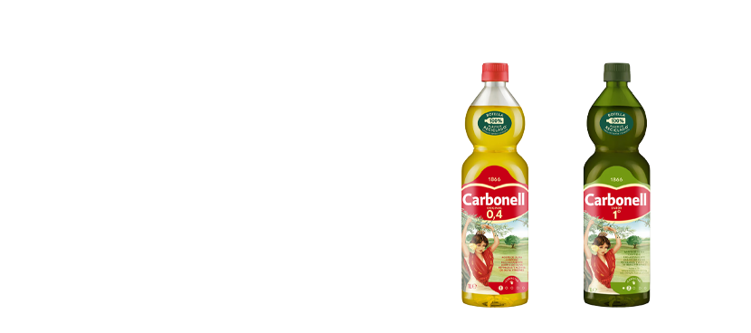 Carbonell Aceite de oliva suave 0,4º o intenso 1º de 1 L Carbonell Aceite de oliva suave 0,4º o intenso 1º de 1 L