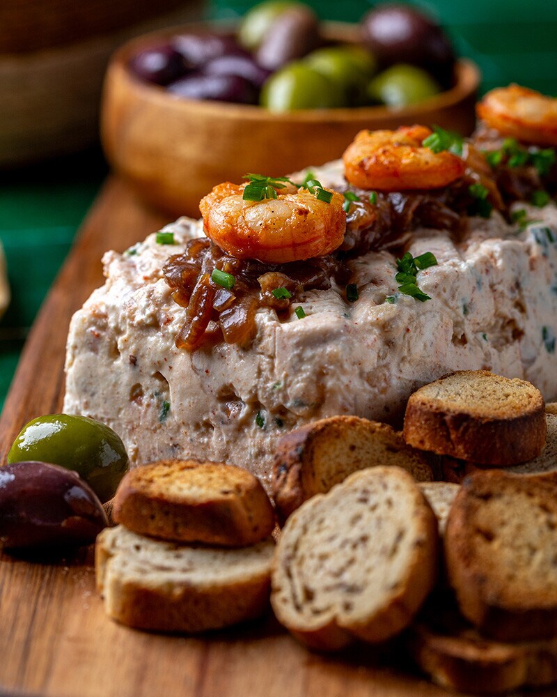 Paté de Camarão e Cebola Caramelizada Paté de Camarão e Cebola Caramelizada
