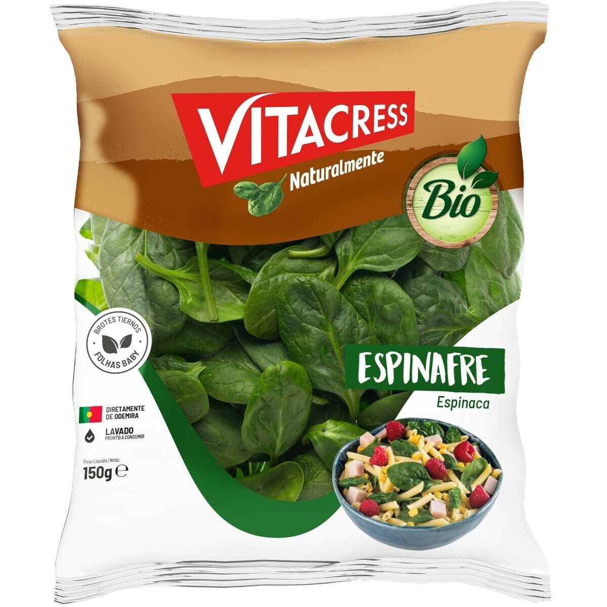 Espinafre Biológico - Vitacress Espinafre Biológico - Vitacress