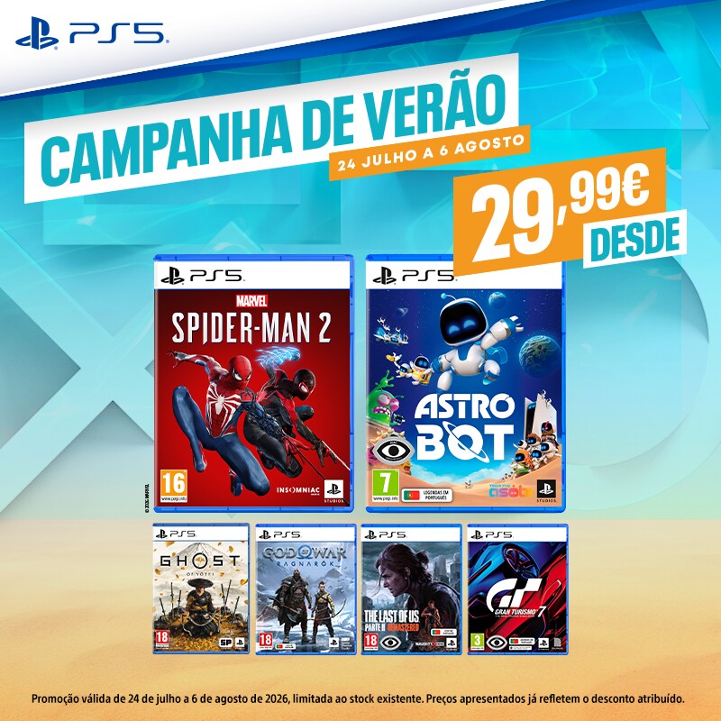 Campanha de verão PS5 Campanha de verão PS5