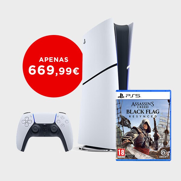 PS5 Standard + Assassin's Creed Black Flag Resynced PS5 Standard + Assassin's Creed Black Flag Resynced