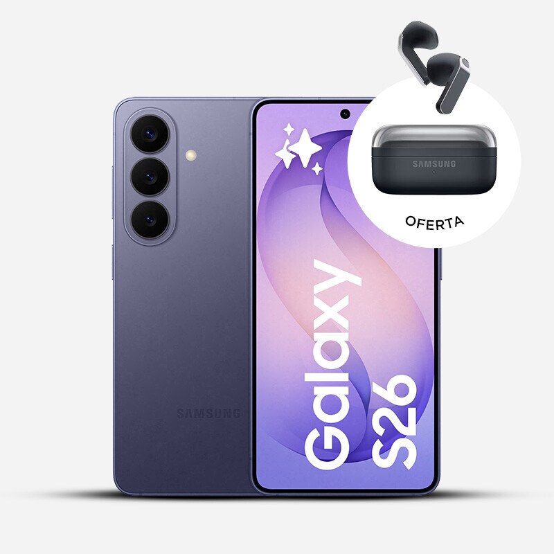 Na compra de um Samsung Galaxy S26, modelos elegíveis) receba de oferta uns Buds4 Na compra de um Samsung Galaxy S26, modelos elegíveis) receba de oferta uns Buds4