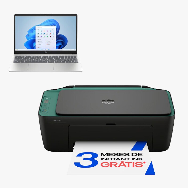 Na compra do Portátil HP 15-fc0110np R7 5ª, 15,6", 16GB RAM + 1TB, receba de oferta a Impressora Multifunções HP DeskJet 2923 All-in-One Na compra do Portátil HP 15-fc0110np R7 5ª, 15,6", 16GB RAM + 1TB, receba de oferta a Impressora Multifunções HP DeskJet 2923 All-in-One