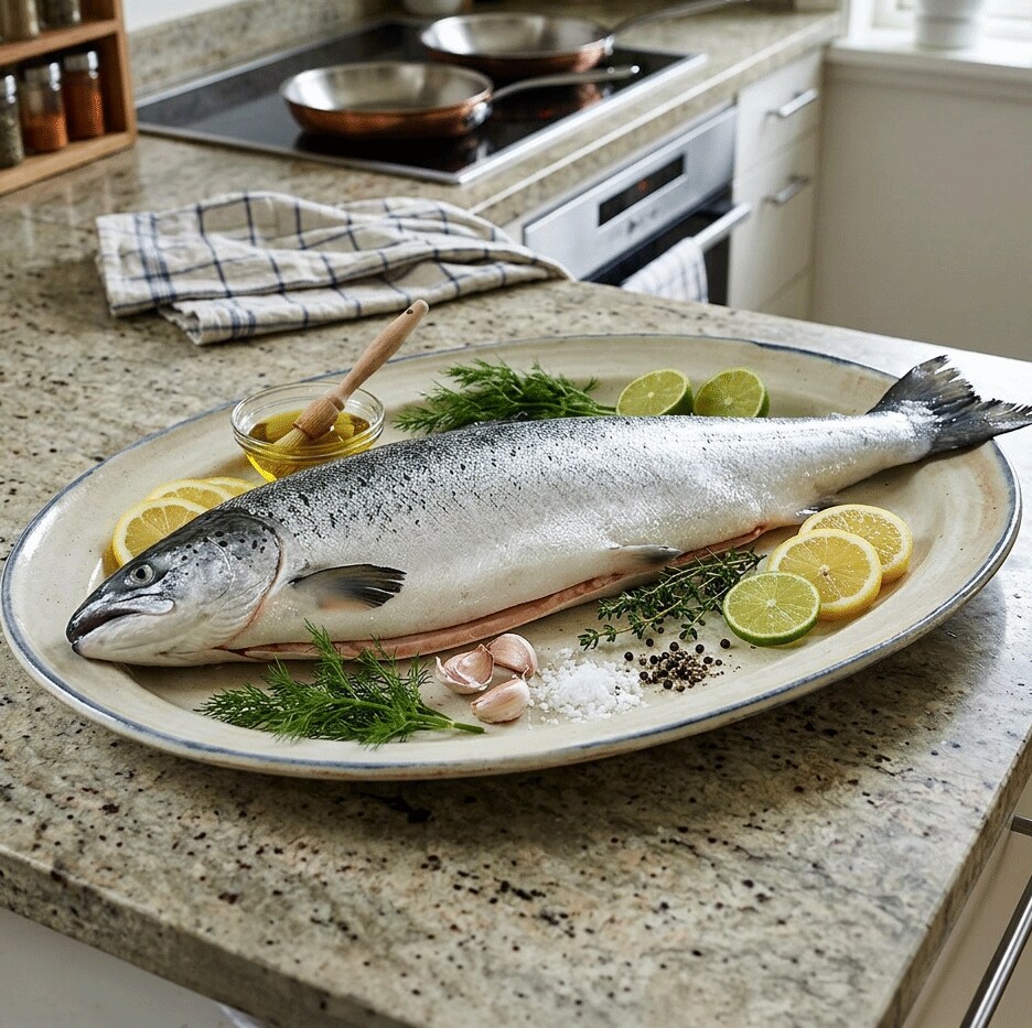 Salmón noruego por medios o enteros Salmón noruego por medios o enteros