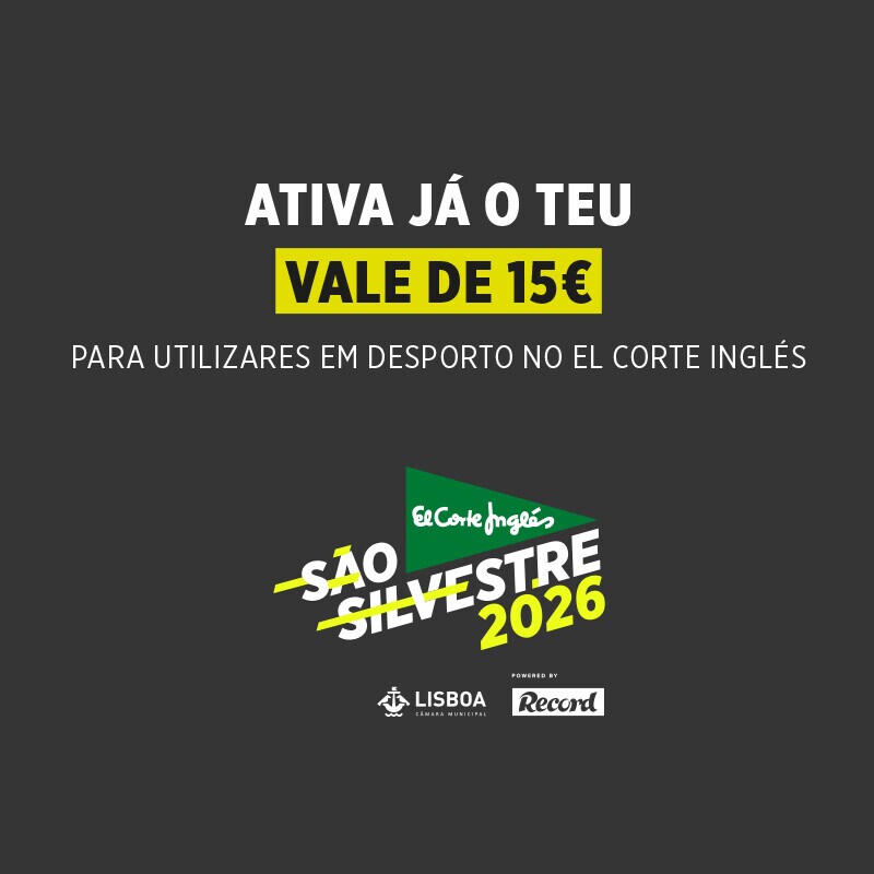 Vale de 15€ para utilizar em desporto, exceto eletrônica desportiva Vale de 15€ para utilizar em desporto, exceto eletrônica desportiva