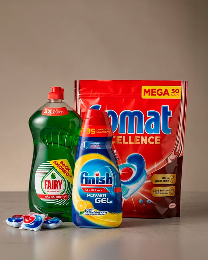 2ª unidad -50% en Detergentes y aditivos lavavajillas 2ª unidad -50% en Detergentes y aditivos lavavajillas