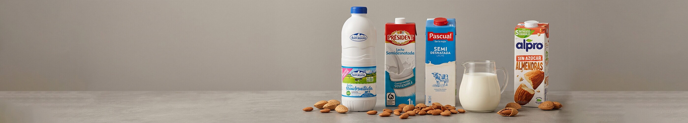 Leche y bebidas vegetales Leche y bebidas vegetales