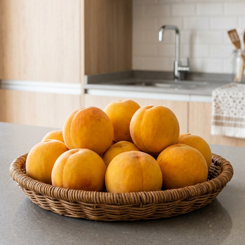 Melocotón amarillo D.O. de Calanda cesta 1,1 kg Melocotón amarillo D.O. de Calanda cesta 1,1 kg