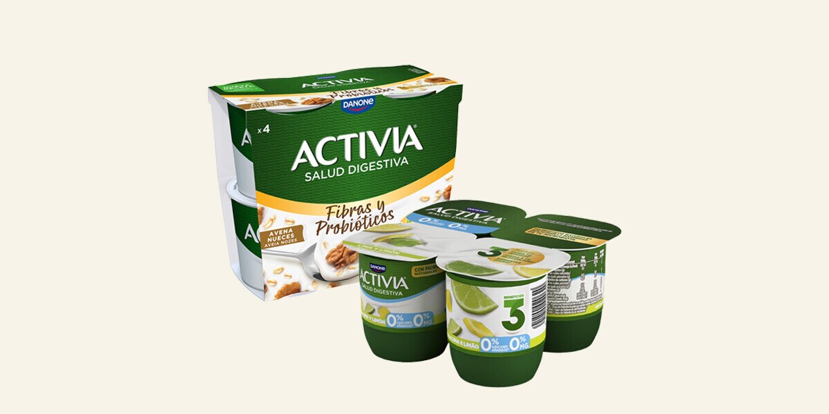 Bífidus pack 4 unidades Danone Activia Bífidus pack 4 unidades Danone Activia