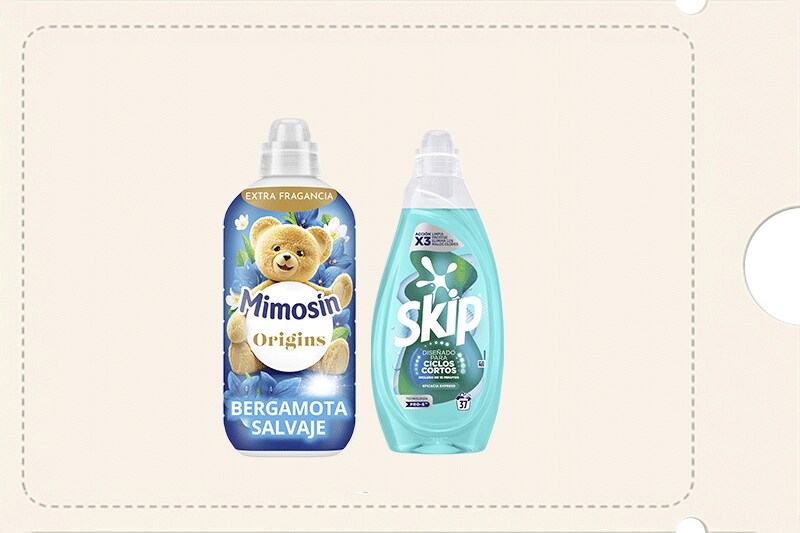 8€ de descuento por compras superiores a 20€ en una selección de detergentes Skip y suavizantes Mimosín. Introduce código DTOLAVADO al finalizar tu pedido. Exclusivo Online 8€ de descuento por compras superiores a 20€ en una selección de detergentes Skip y suavizantes Mimosín. Introduce código DTOLAVADO al finalizar tu pedido. Exclusivo Online