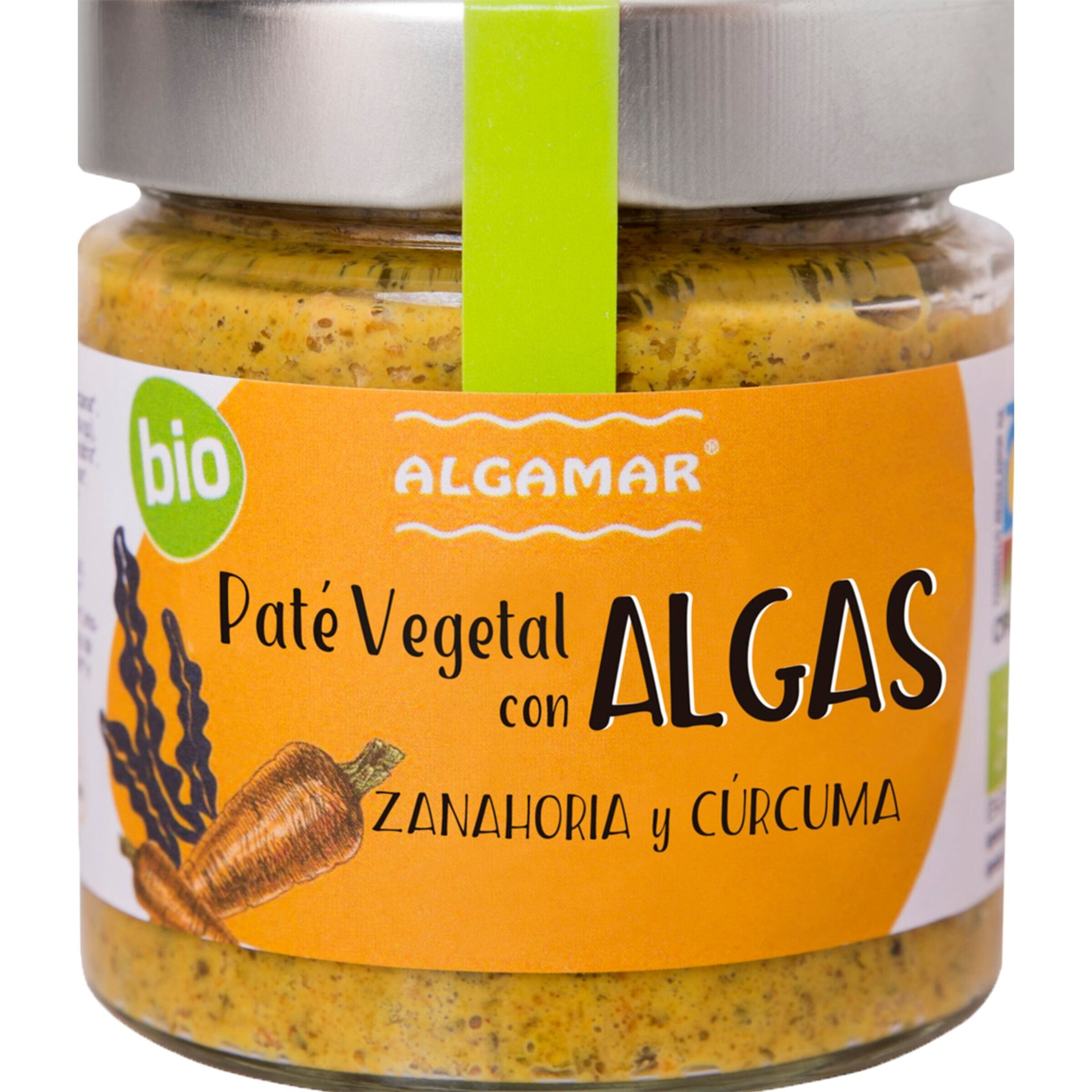 Paté de Algas Cenoura e Cúrcuma Paté de Algas Cenoura e Cúrcuma