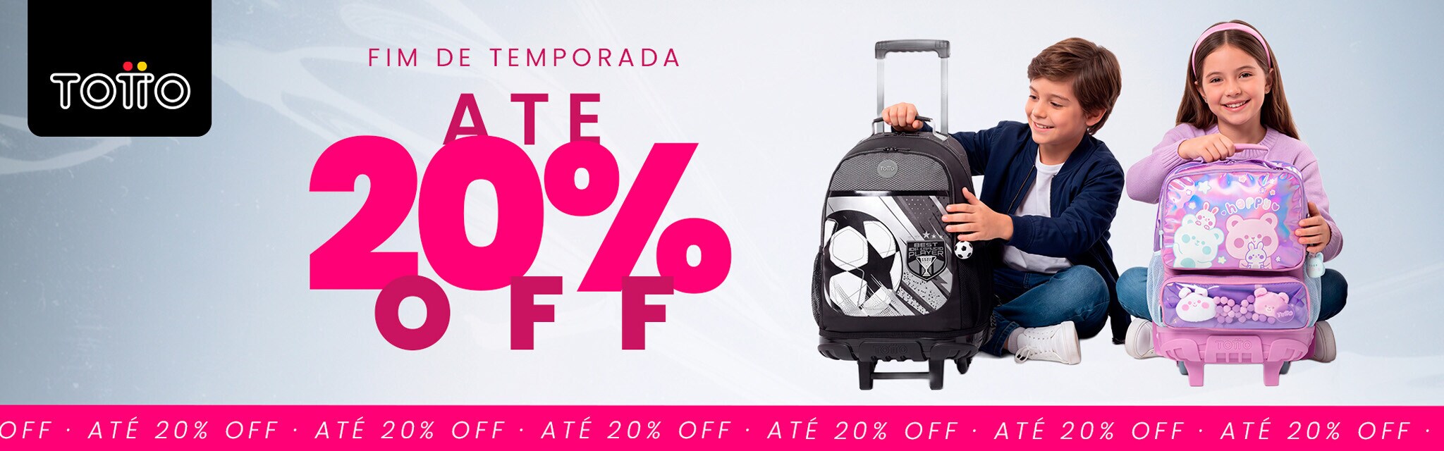 Até -20% em mochilas e acessórios Totto Até -20% em mochilas e acessórios Totto