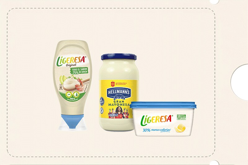 4€ de descuento por compras superiores a 10€ en selección de salsas Ligeresa y Hellmann's. Introduce código DTOSALSAS al finalizar tu pedido. Exclusivo Online 4€ de descuento por compras superiores a 10€ en selección de salsas Ligeresa y Hellmann's. Introduce código DTOSALSAS al finalizar tu pedido. Exclusivo Online