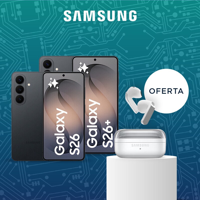 Samsung Galaxy S26/S26+ - Na compra de um Galaxy S26/S26+, receba de oferta uns Galaxy Buds4. Samsung Galaxy S26/S26+ - Na compra de um Galaxy S26/S26+, receba de oferta uns Galaxy Buds4.
