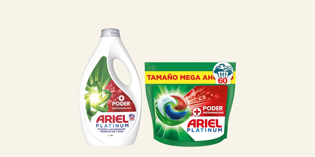 Detergente para la ropa Ariel Detergente para la ropa Ariel