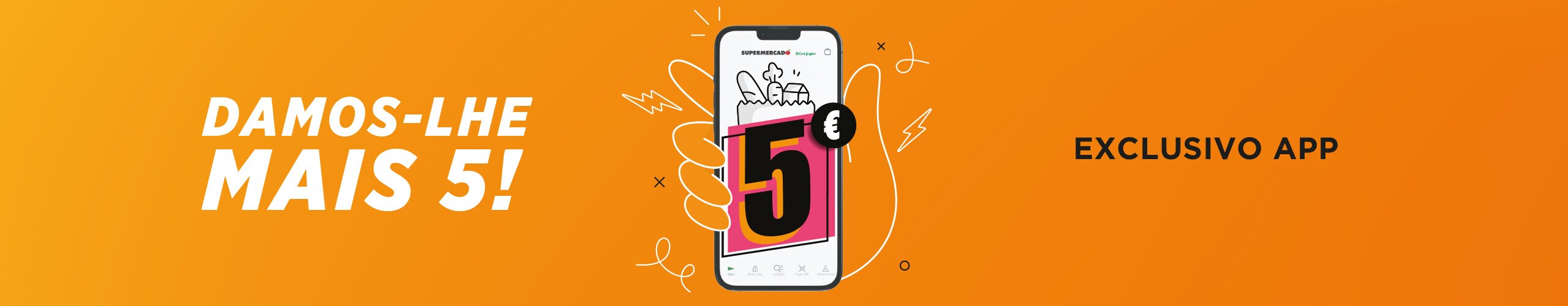 Damos-lhe mais 5! Damos-lhe mais 5!
