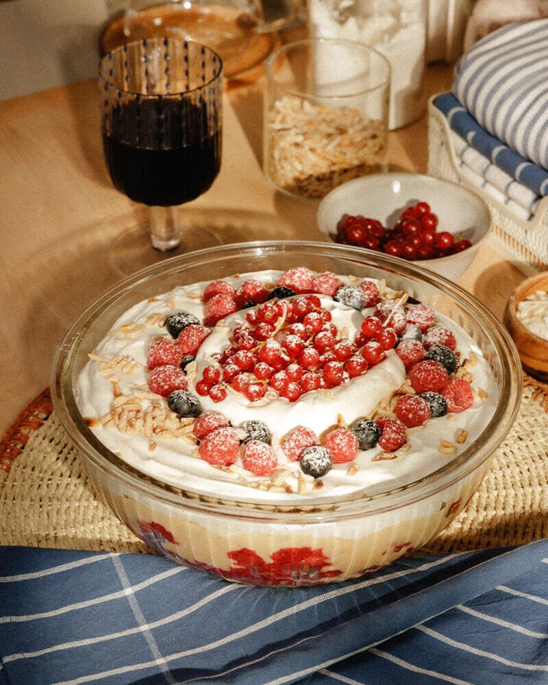 Trifle de Frutos Vermelhos Trifle de Frutos Vermelhos