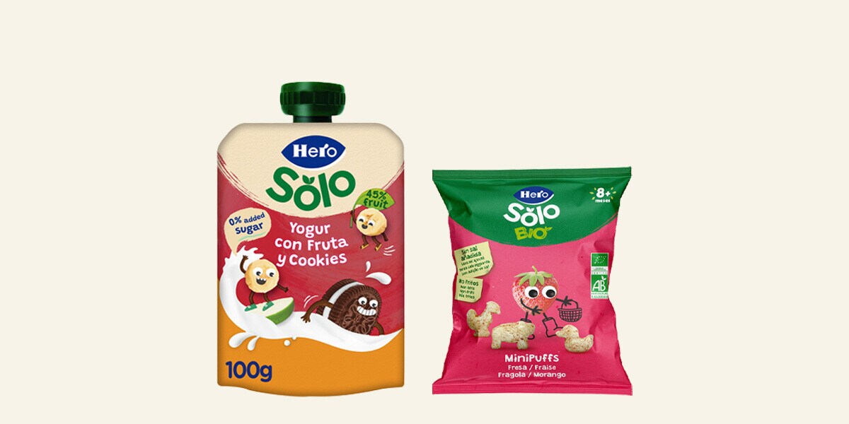 Snacks ecológicos y bolsitas de fruta Hero Snacks ecológicos y bolsitas de fruta Hero