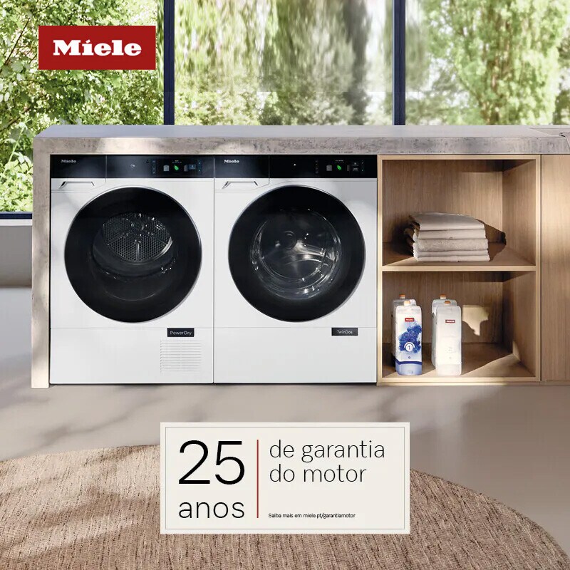 Miele 25 anos de garantia do motor Miele 25 anos de garantia do motor