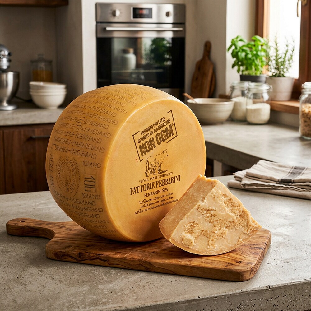 Ferrarini Queso italiano de vaca de pasta dura DOP Parmigiano Reggiano Ferrarini Queso italiano de vaca de pasta dura DOP Parmigiano Reggiano