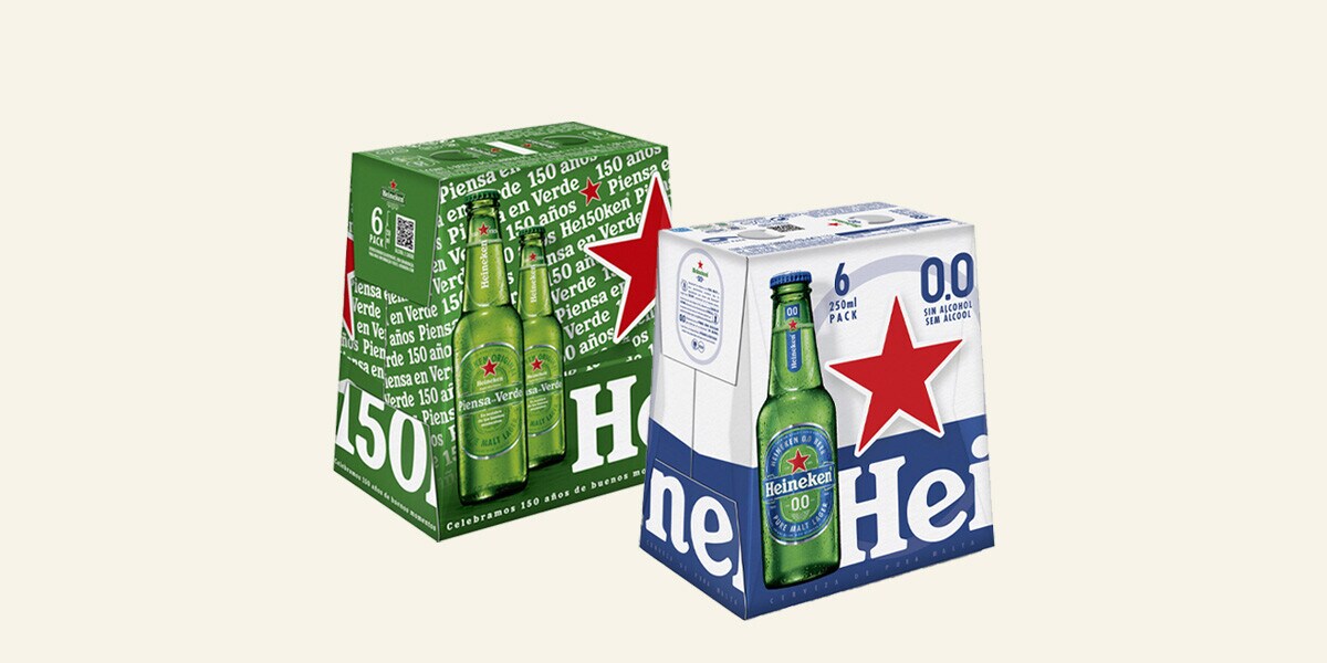 Cerveza Importación con alcohoy y 0,0% Heineken Cerveza Importación con alcohoy y 0,0% Heineken