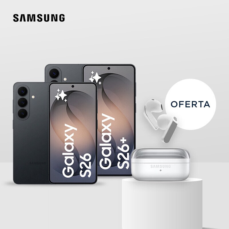 Samsung Galaxy S26/S26+ - Na compra de um Galaxy S26/S26+, receba de oferta uns Galaxy Buds4. Samsung Galaxy S26/S26+ - Na compra de um Galaxy S26/S26+, receba de oferta uns Galaxy Buds4.