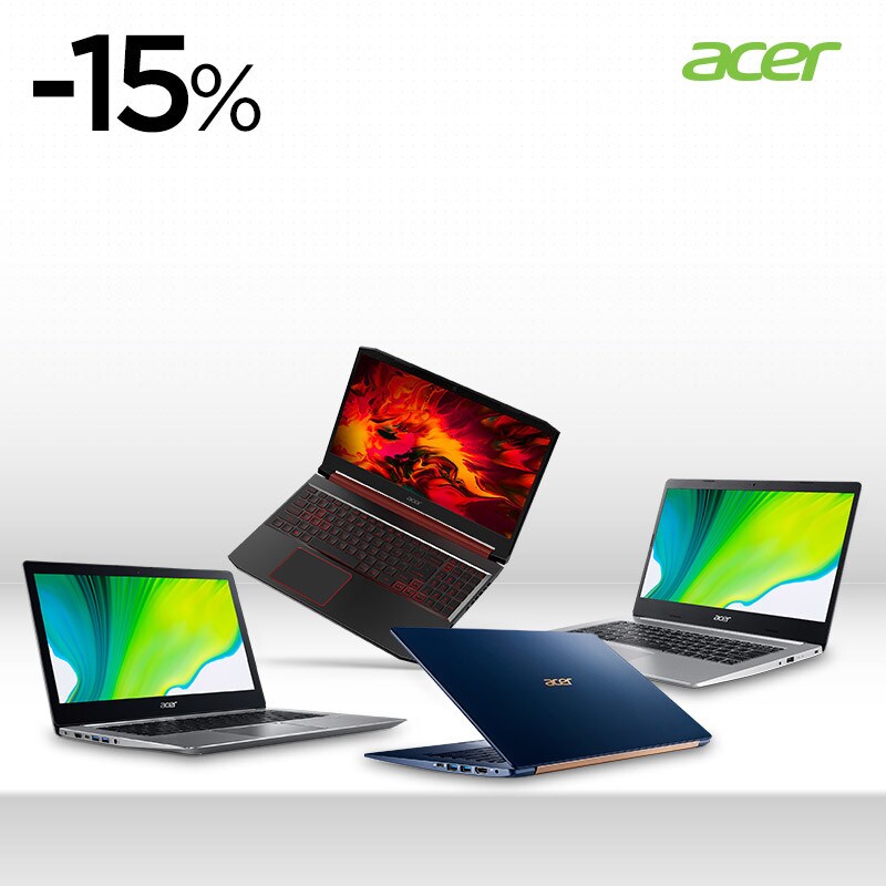 Portátiles Acer -15% Portátiles Acer -15%