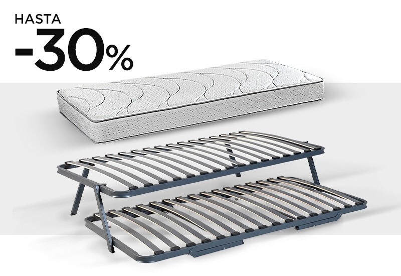Vuelta al cole - Colchones y bases infantiles y juveniles hasta -30% Vuelta al cole - Colchones y bases infantiles y juveniles hasta -30%