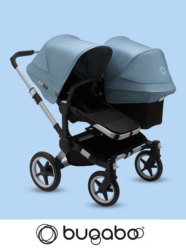 Conheça o carrinho de passeio Bugaboo Donkey duo. Conheça o carrinho de passeio Bugaboo Donkey duo.