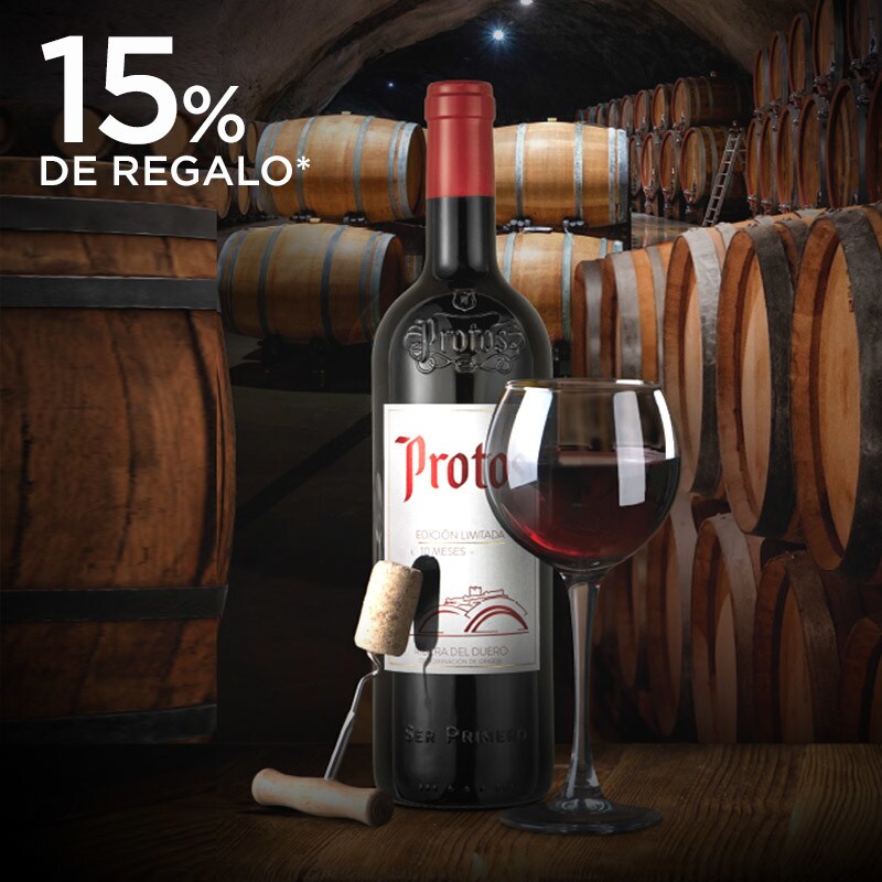 15% de regalo en una selección de vinos y licores 15% de regalo en una selección de vinos y licores