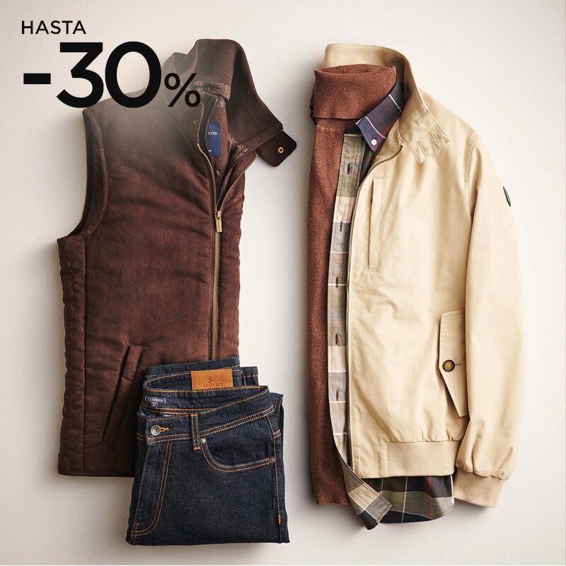 8 días de oro - Ropa hombre hasta -30% 8 días de oro - Ropa hombre hasta -30%