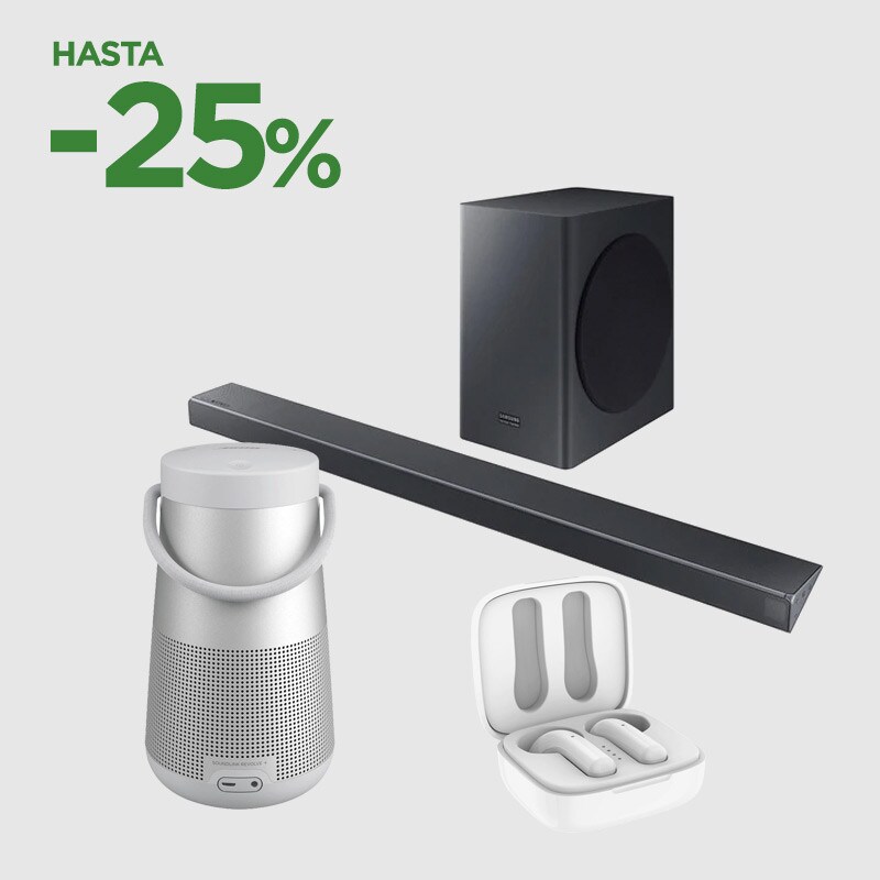 OFERTAS EN SONIDO HASTA -25% OFERTAS EN SONIDO HASTA -25%