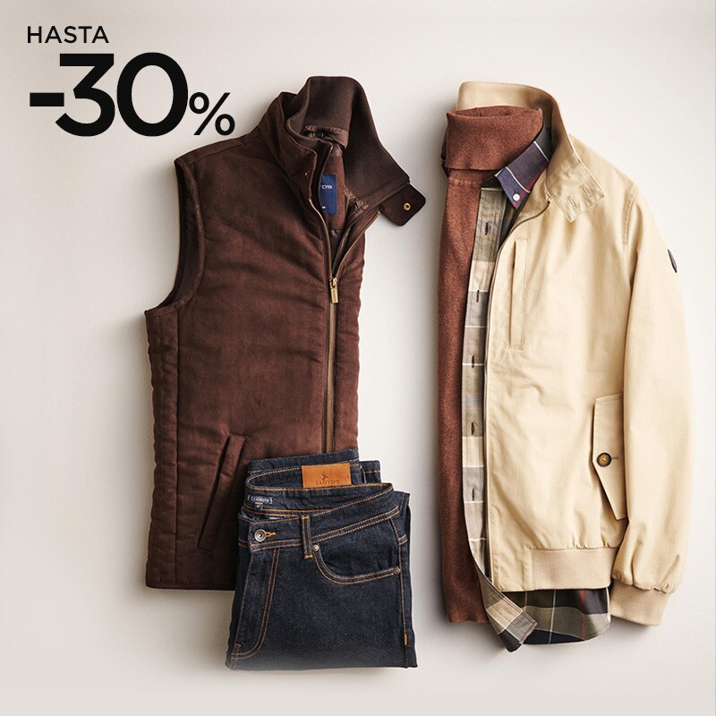 8 días de oro - Ropa hombre hasta -30% 8 días de oro - Ropa hombre hasta -30%