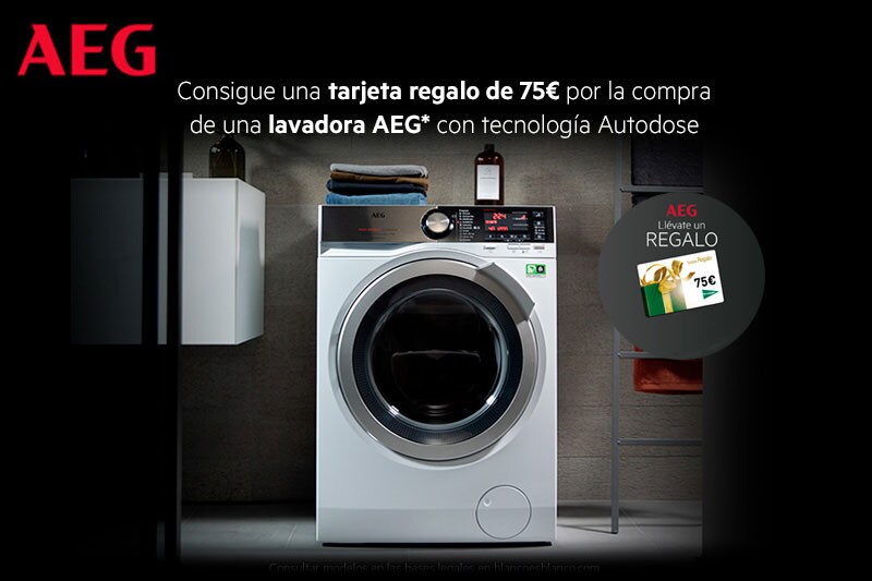 Lavadoras AEG con tecnología AutoDose Lavadoras AEG con tecnología AutoDose