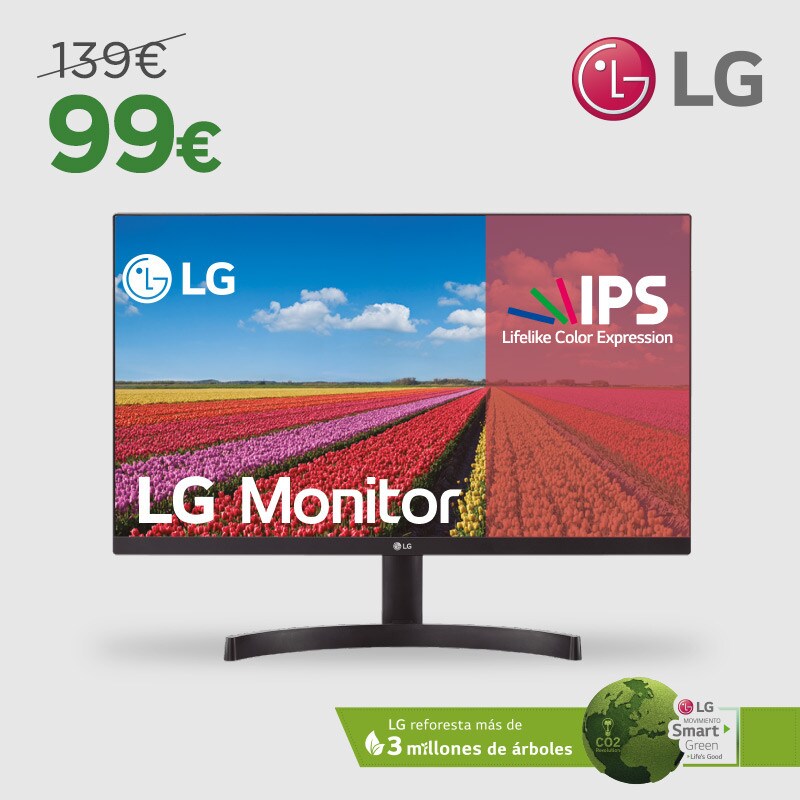 MONITOR PC LG 24MK600M 60,4 CM (23,8") FULL HD IPS LED MONITOR PC LG 24MK600M 60,4 CM (23,8") FULL HD IPS LED