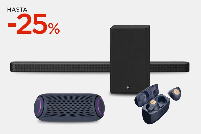 OFERTAS EN SONIDO HASTA -25% OFERTAS EN SONIDO HASTA -25%