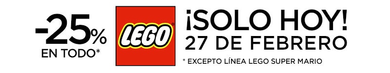 Lego 25% de descuento Lego 25% de descuento