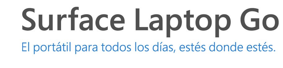 Microsoft Surface Laptop Go Microsoft Surface Laptop Go